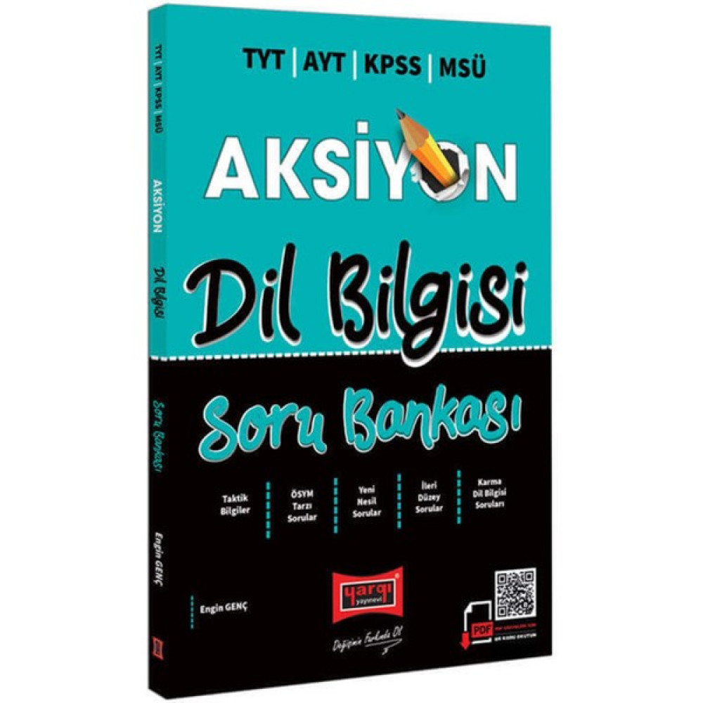 Yargı Yayınevi TYT AYT KPSS MSÜ Aksiyon Dil Bilgisi Soru Bankası Temel Yeterlilik Testi (TYT) Fiyatı