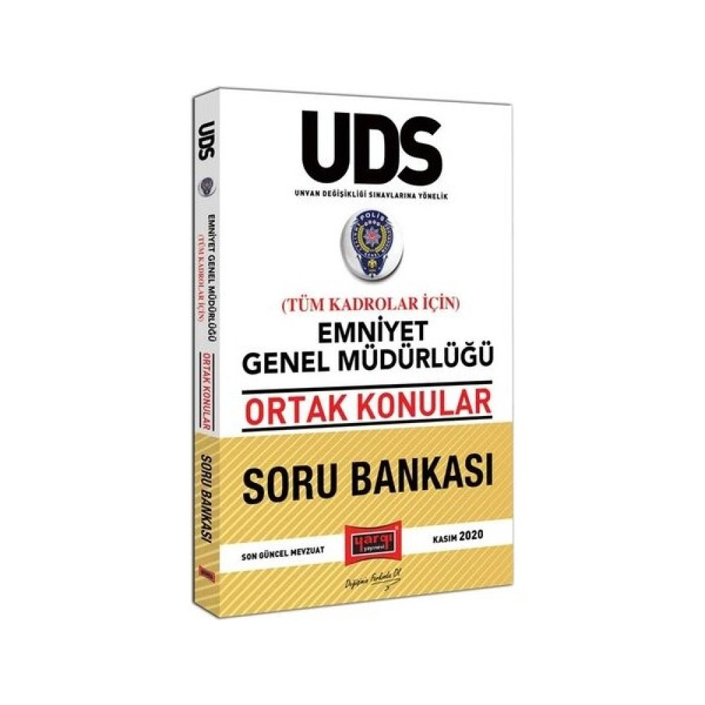 Yargı Yayınevi UDS Emniyet Genel Müdürlüğü Ortak Konular Tüm Kadrolar İçin Soru Bankası Görevde Yükselme Sınavları Kitapları Fiyatı