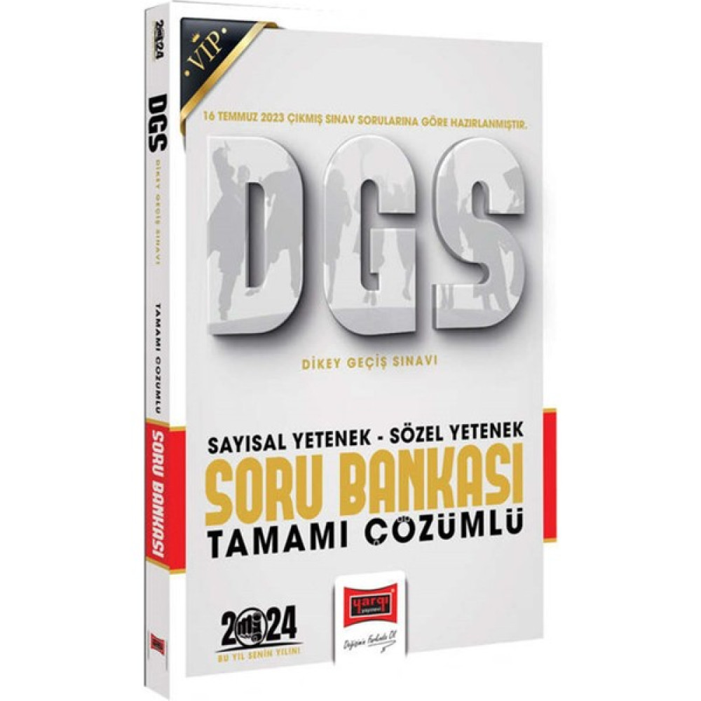 Yargı Yayınevi Yargı 2024 Dgs Vip Sözel Sayısal Bölüm Tamamı Çözümlü Soru Bankası DGS Fiyatı