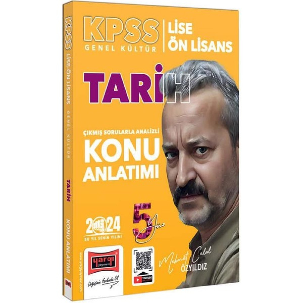 Yargı Yayınevi Yargı 2024 Kpss Lise Ön Lisans 5yüz Ekibi Tarih Çıkmış Sorularla Desteklenmiş Konu Anlatımı KPSS Fiyatı