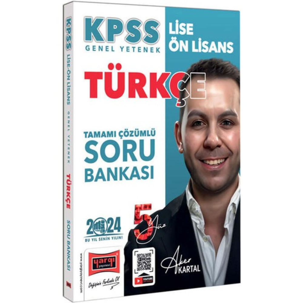 Yargı Yayınevi Yargı 2024 Kpss Lise Ön Lisans 5yüz Ekibi Türkçe Tamamı Çözümlü Soru Bankası KPSS Fiyatı