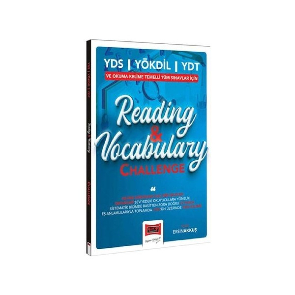 Yargı Yayınevi Yargı Yayınları 2023 Yds Yökdil Ydt ve Okuma Kelime Temelli Tüm Sınavlar Için Reading And Vocabulary Challenge Kaynak Kitapları Fiyatı