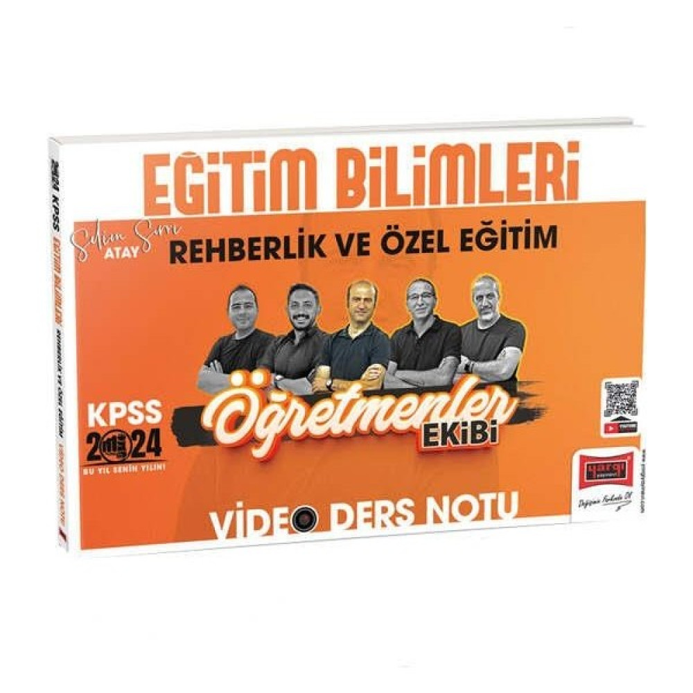 Yargı Yayınevi Yargı Yayınları 2024 Kpss Eğitim Bilimleri Rehberlik ve Özel Eğitim Öğretmenler Ekibi Video Ders Notları KPSS Fiyatı