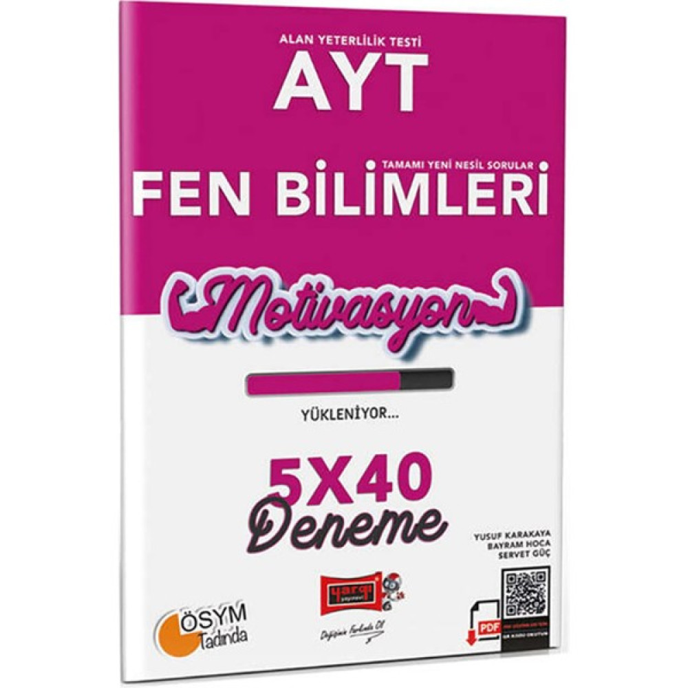 Yargı Yayınevi Yargı Yayınları AYT Fen Bilimleri 5X40 Deneme Temel Yeterlilik Testi (TYT) Fiyatı