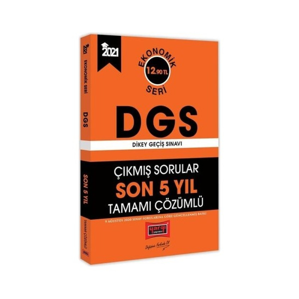 Yargı Yayınları 2021 DGS Son 5 Yıl Tamamı Çözümlü Çıkmış Sorular Ekonomik Seri DGS Fiyatı