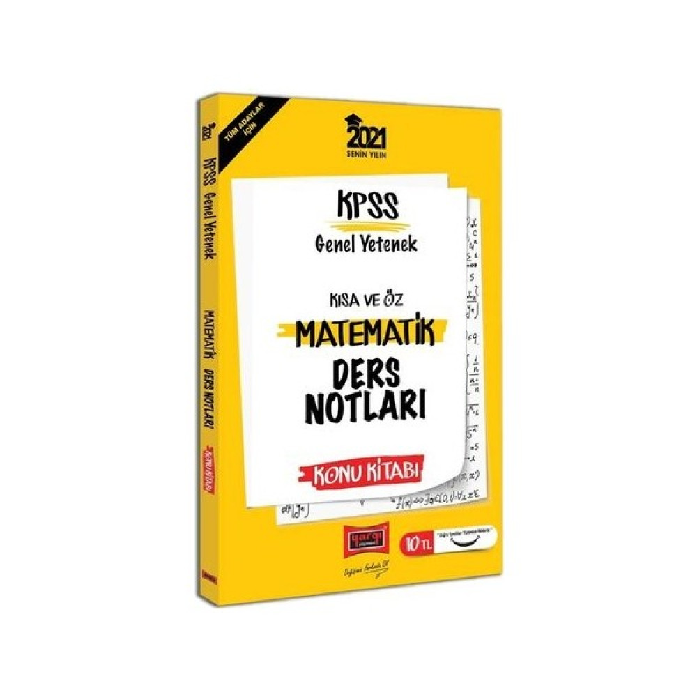 Yargı Yayınları 2021 Kpss Matematik Kısa Ve Öz Ders Notları - Deniz Atalay KPSS Fiyatı