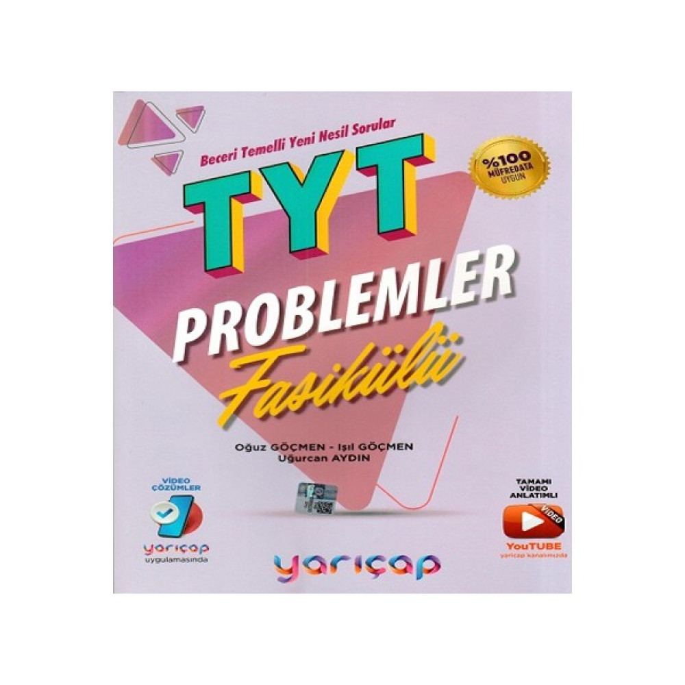Yarı Çap Yayınları TYT Problemler Fasikülü Kaynak Kitapları Fiyatı