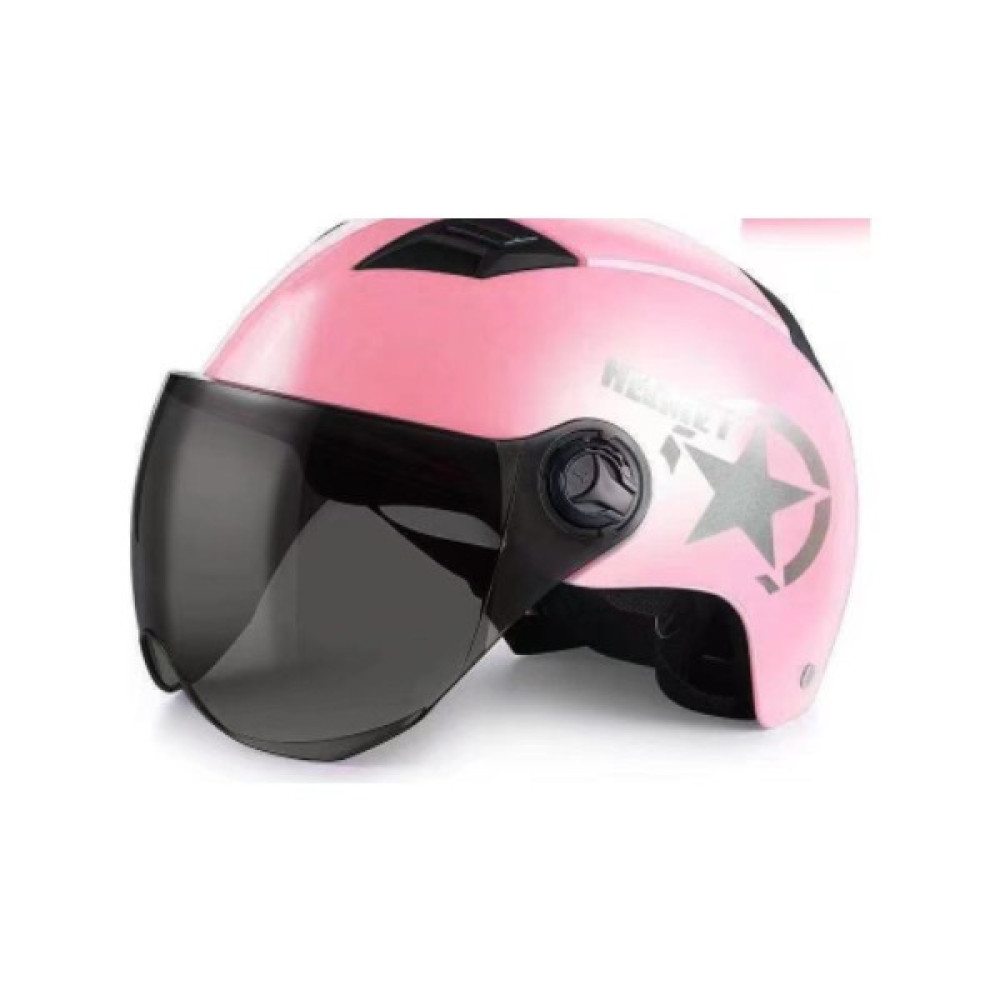 Yarım Kask Motosiklet Kaskı (Yurt Dışından) - 26 - Pembe Motorsiklet Kaskları Fiyatı