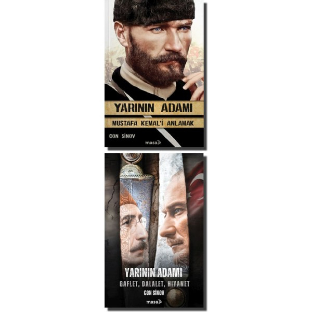 Yarının Adamı Mustafa Kemal'i Anlamak - Yarının Adamı Gaflet, Dalalet, Hıyanet 2 Kitap - Con Sinov Biyografi Kitapları Fiyatı