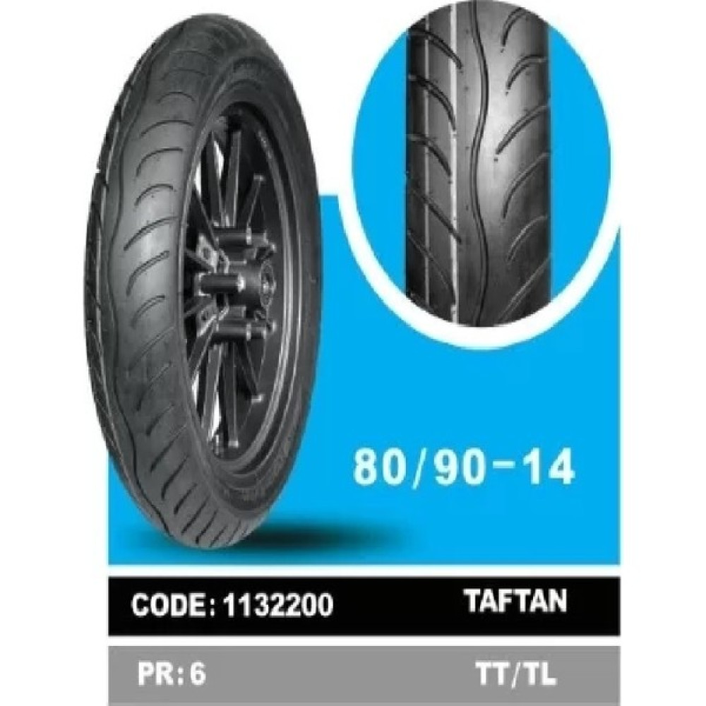 Yasa 80/90-14 Scooter Motosiklet Dış Lastiği Taftan Tubeless 6pr Oto Boyaları Fiyatı