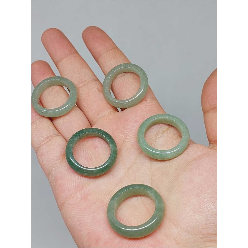 Yaşam Tohumu Aventurin Taşı Yüzük 6mm Kalınlığında (Standart Ölçü) (51494) Diğer Fiyatı