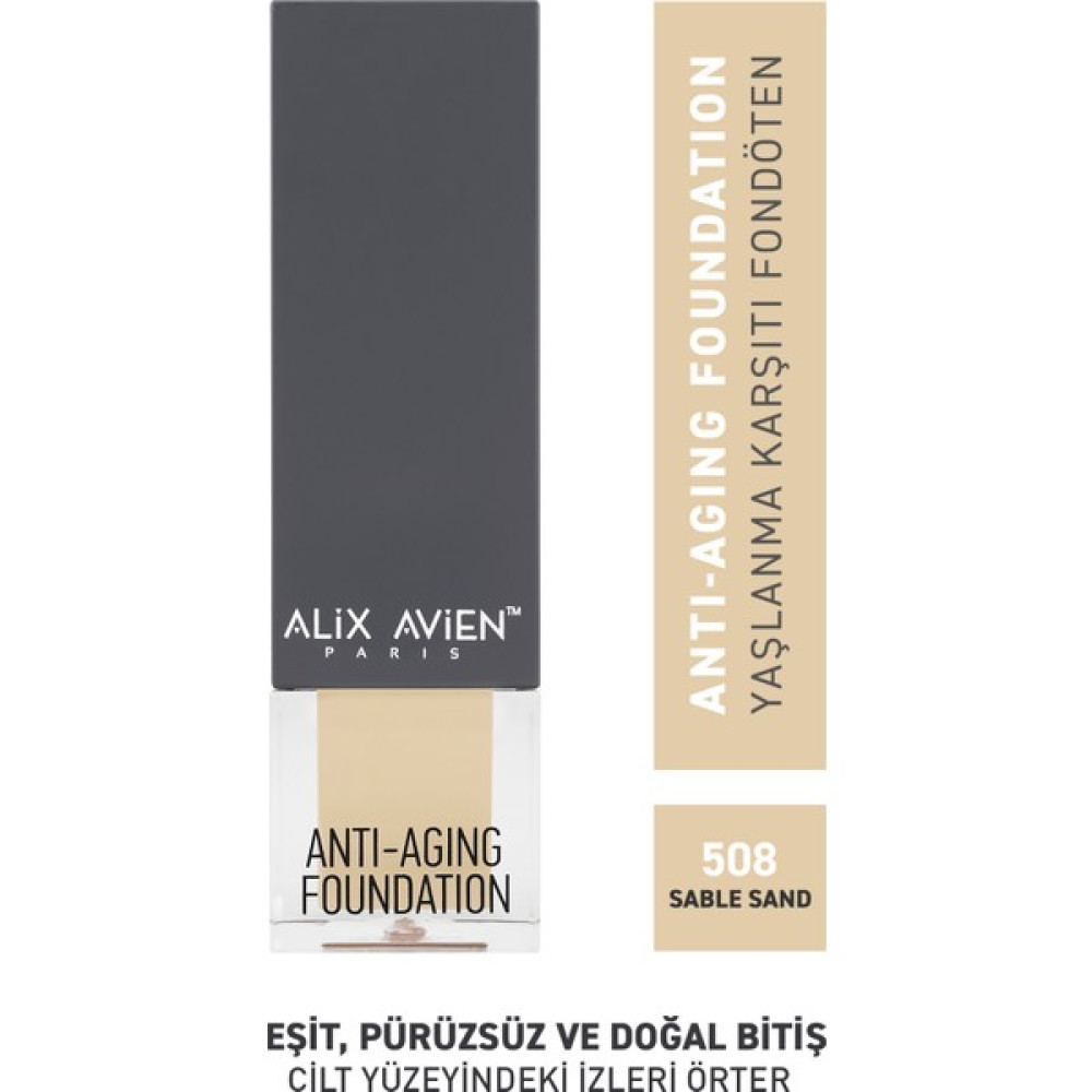 Yaşlanma Karşıtı Fondöten - Anti Aging Foundation 508 Sable Sand SPF 15 - 35 ml - Anti Aging Foundation - Yaşlanma Karşıtı Fondöten 508 Sable Sand SPF 15 - 35 ml Fondötenler Fiyatı
