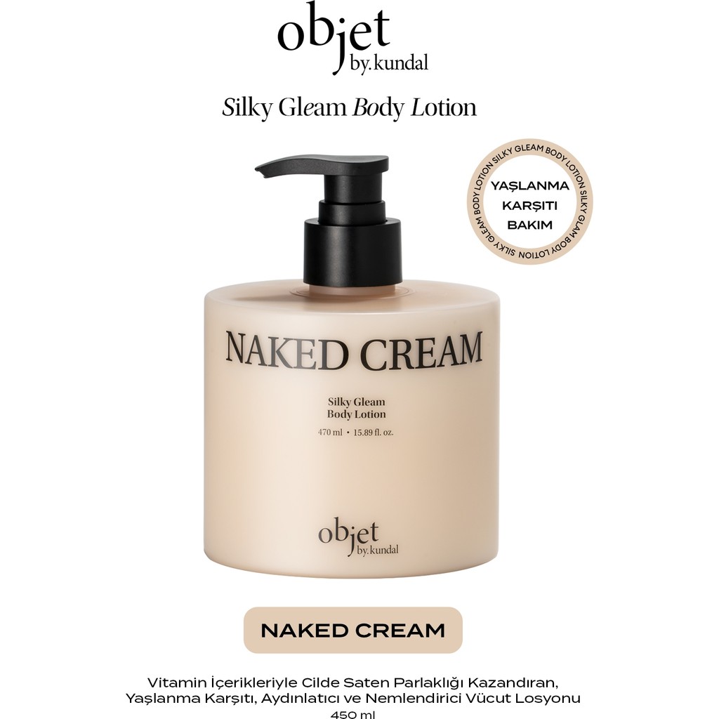 Yaşlanma Karşıtı Saten Bitişli Vücut Losyonu Kundal Silky Gleam Body Lotion (Naked Cream) Giyim & İç Giyim Fiyatı