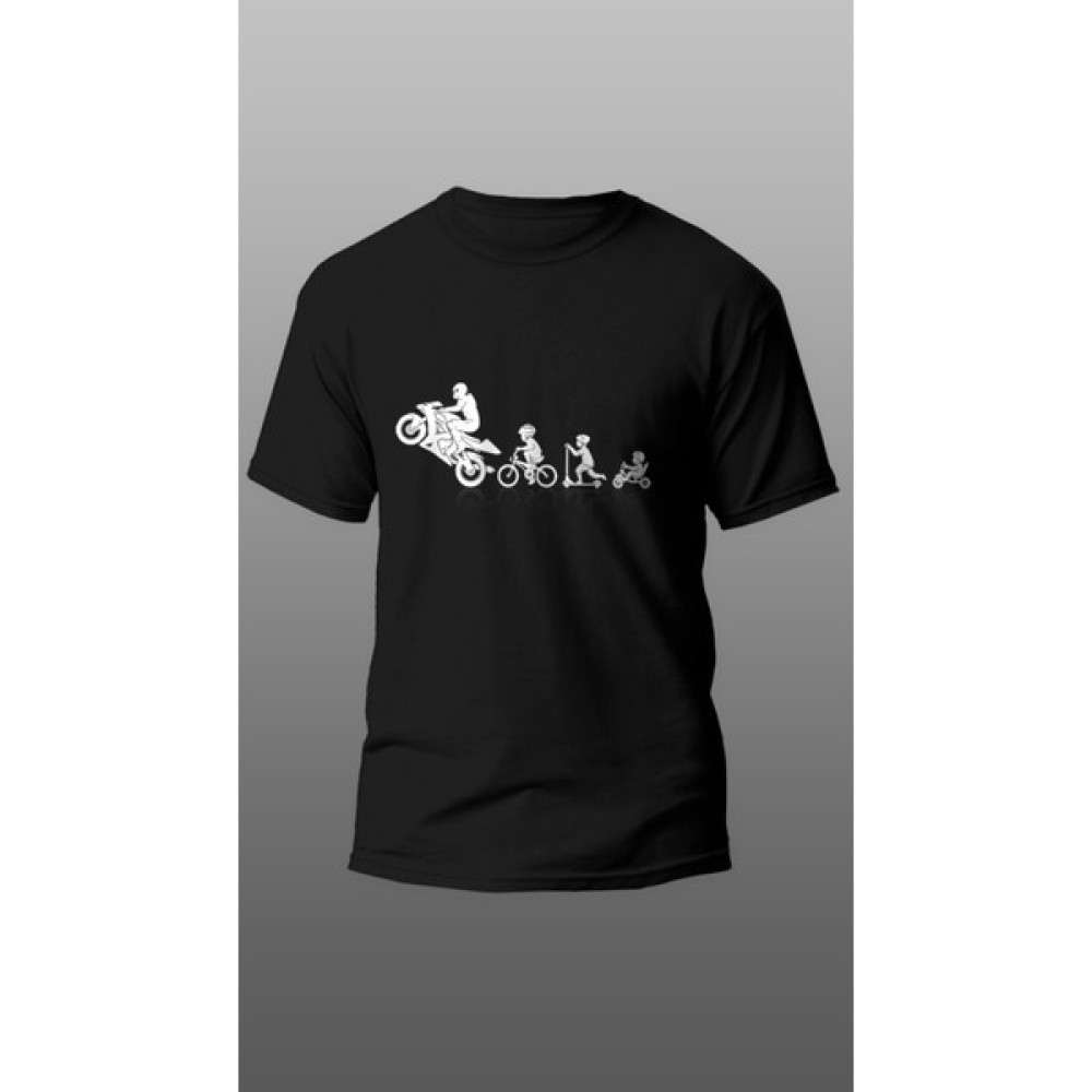 Yasolin Evolution Motorcu T-Shirt, Motorcu T-Shirt, Motorsiklet T-Shirt Erkek T-shirt Fiyatı