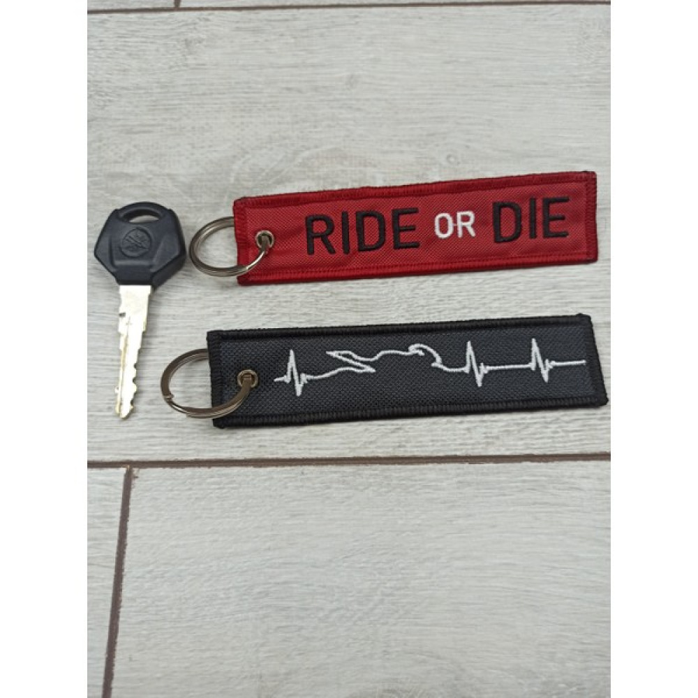 Yasolin Kalp Ritimli Ride Or Die Motorcu Anahtarlık Kumaş Motorcu Anahtarlığı Motorsiklet Anahtarlık - Siyah - 13 Motorsiklet Kilidi & Alarmı Fiyatı