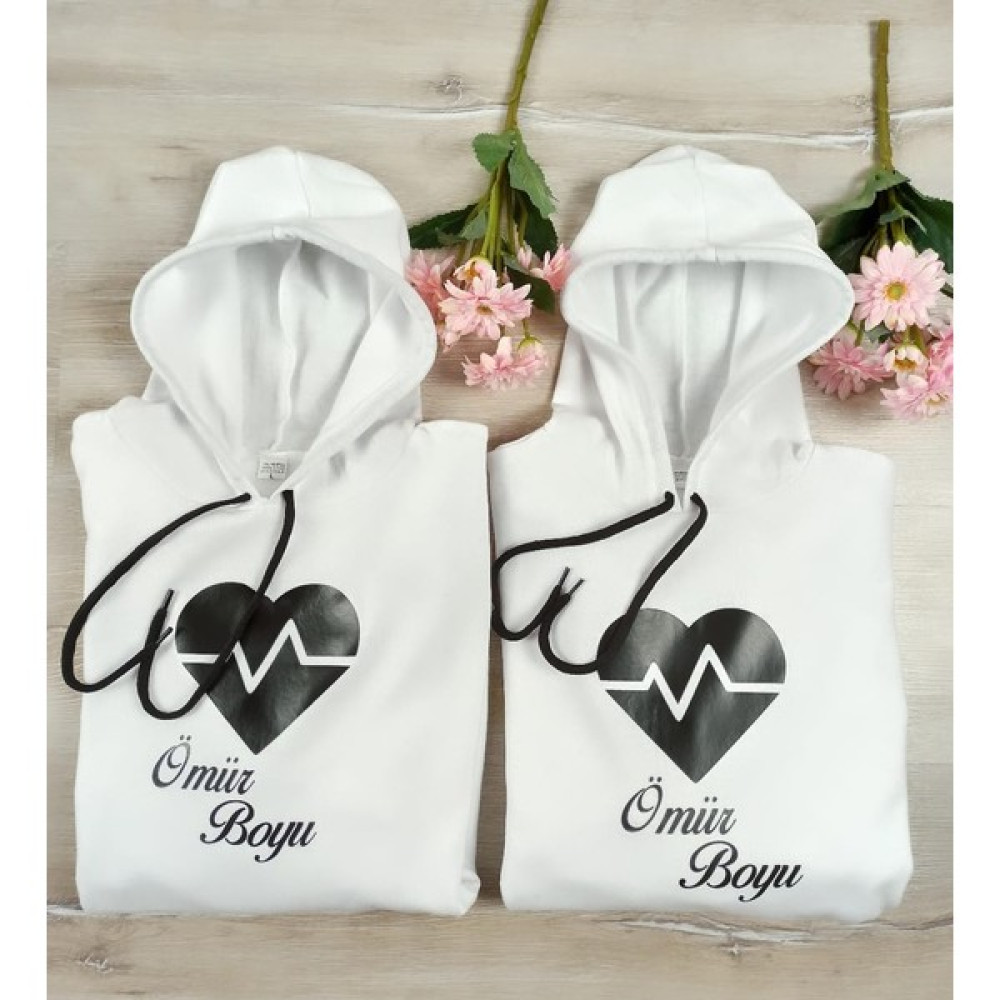 Yasolin Sevgili Kombini Sweatshirt Ömür Boyu Bayan Sweatshirt Fiyatı