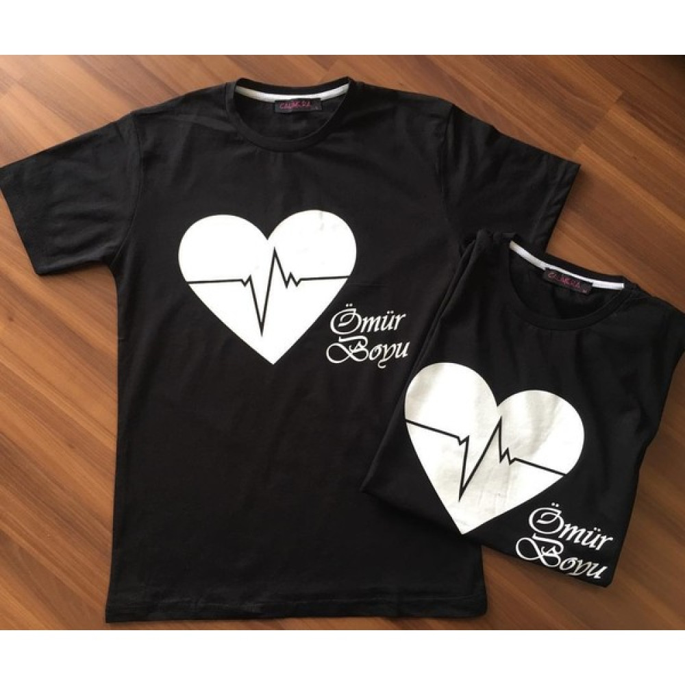 Yasolin Sevgili Kombinleri Ömür Boyu Tişört Bayan T-shirt Fiyatı
