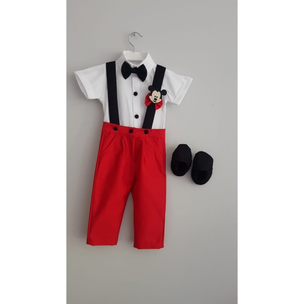 Yasom Tasarım Mickey Parti Kostüm Bebek Giysi Takım Fiyatı