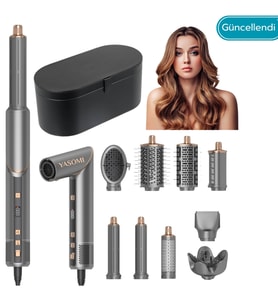 Yasomi Witero 8in1 Ultra Airwrap Multi-Styler Sıcak-Soğuk Hava Üflemeli Saç Şekillendirme Cihazı - Gri Oto Boyaları Fiyatı