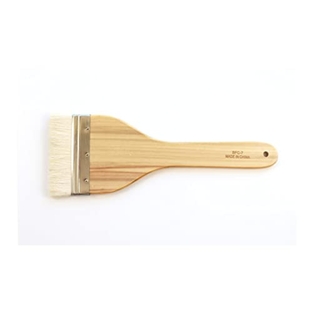 Yasutomo Origami Brush Hake with Metal Ferrule Sheep Hair 4 5/8" Wide