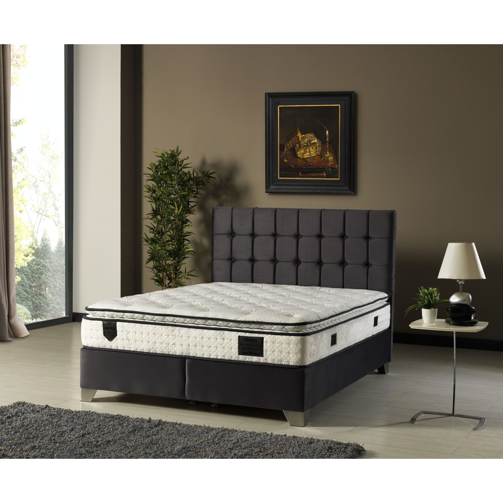 Yatakcım Luvita Ultra Full Ortopedik Pedli Tavşan Tüyü Yatak (Antrasit) 180X200 - Beyaz - Antrasit - 180 × 200 cm SSD / Solid State Drive Fiyatı