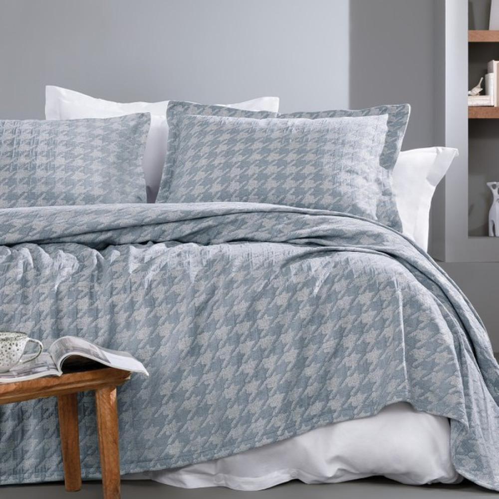 Yataş Bedding Agie Tek Kişilik Yatak Örtüsü Seti - Indigo - 160 x 240 cm - İndigo Yatak Örtüsü Fiyatı