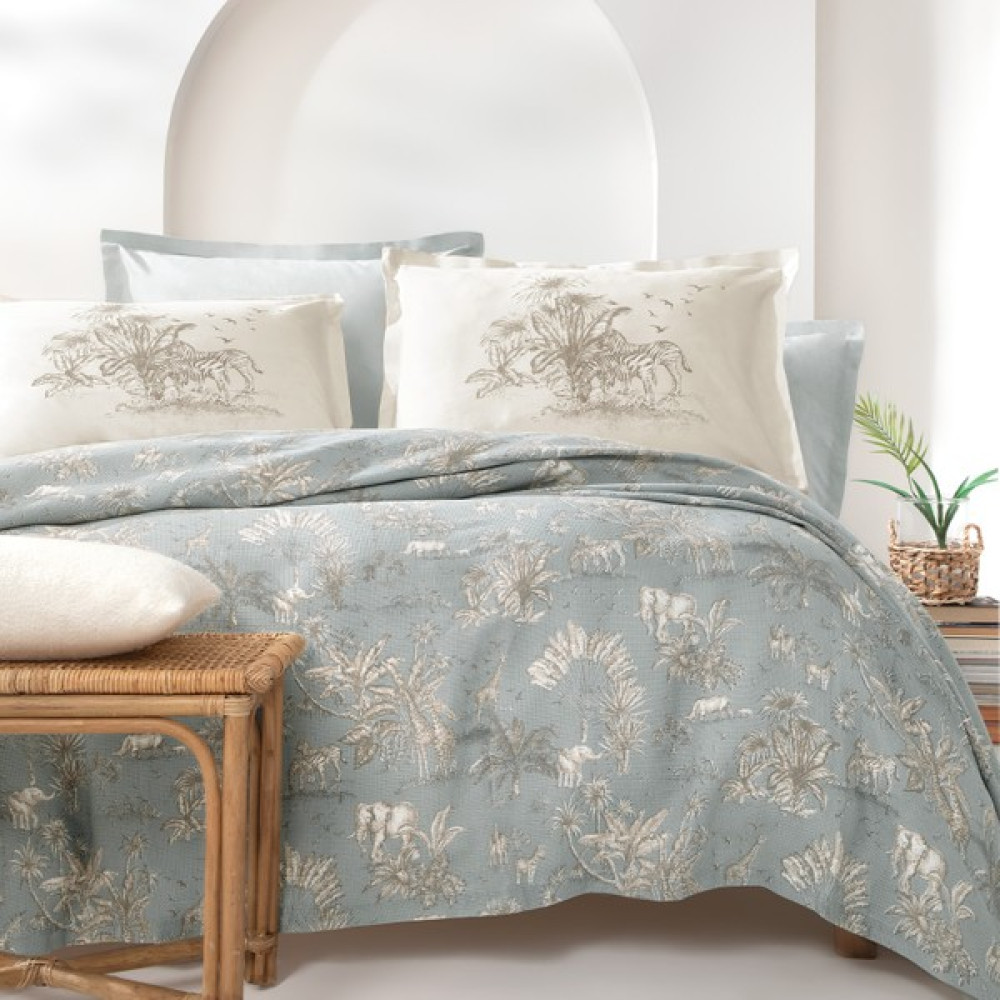 Yataş Bedding Aster Tek Kişilik Pike Takımı - Adaçayı - Yeşil Pike & Pike Takımı Fiyatı