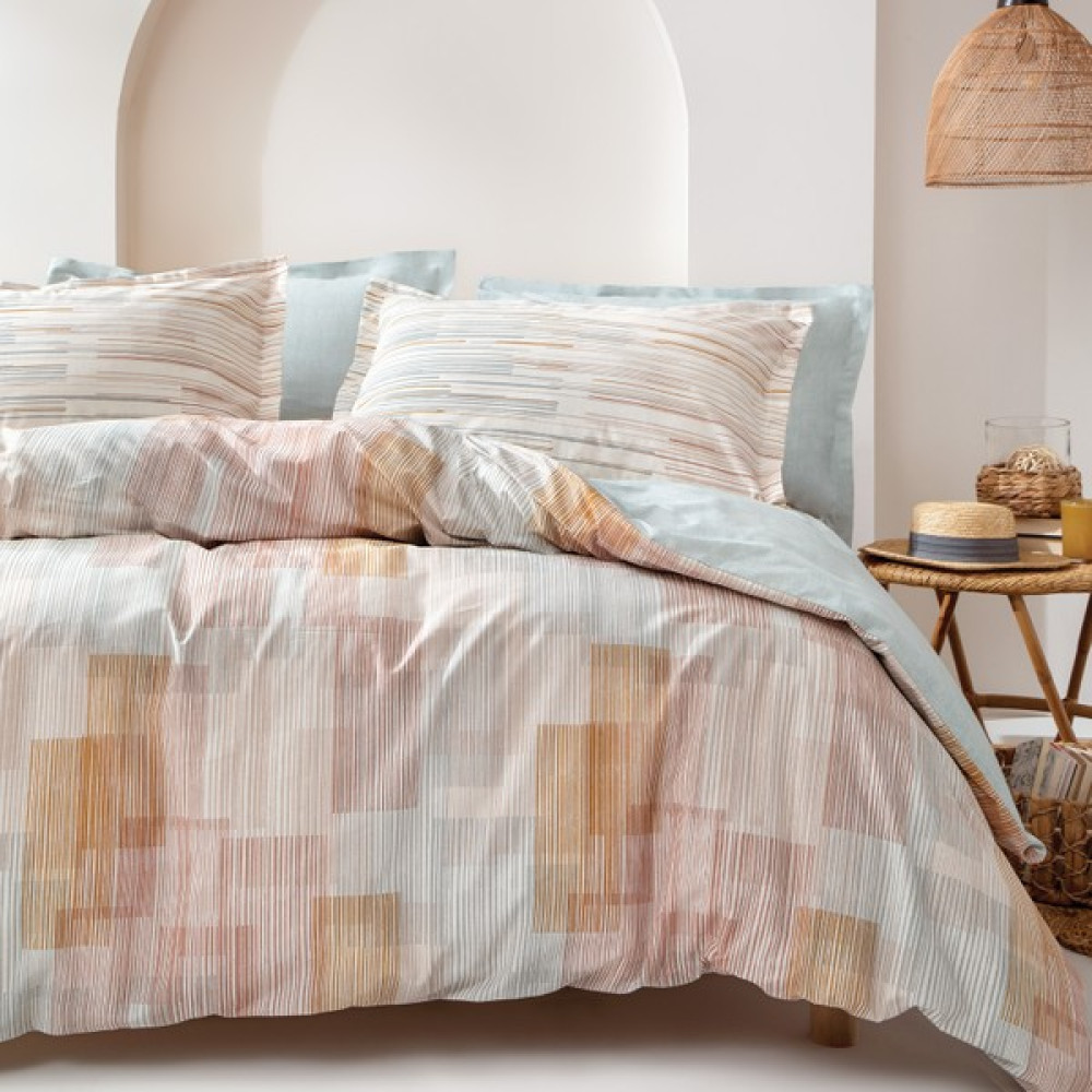 Yataş Bedding Dales Tek Kişilik Ranforce Nevresim Takımı - Adaçayı - 160 x 220 cm - Yeşil Nevresim Takımı Fiyatı