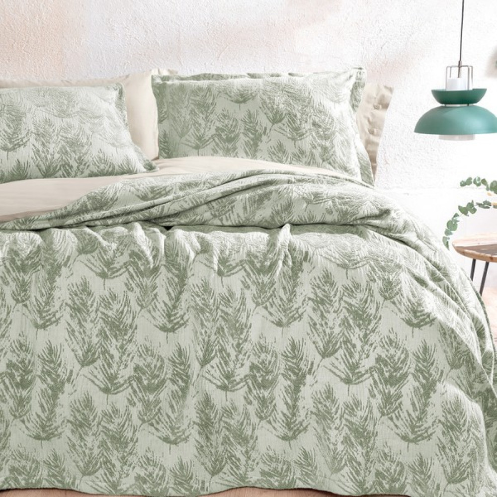 Yataş Bedding Ella Çift Kişilik Yatak Örtüsü Seti - Yeşil - 240 x 250 cm - Ekru - Mint Yeşili Yatak Örtüsü Fiyatı