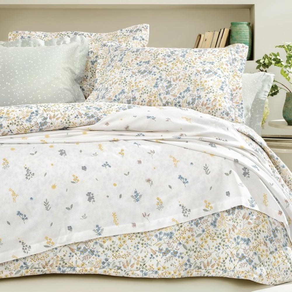 Yataş Bedding Lois Çift Kişilik Pikeli Yatak Örtüsü Takımı - Adaçayı - 220 x 230 cm - Yeşil Yatak Örtüsü Fiyatı