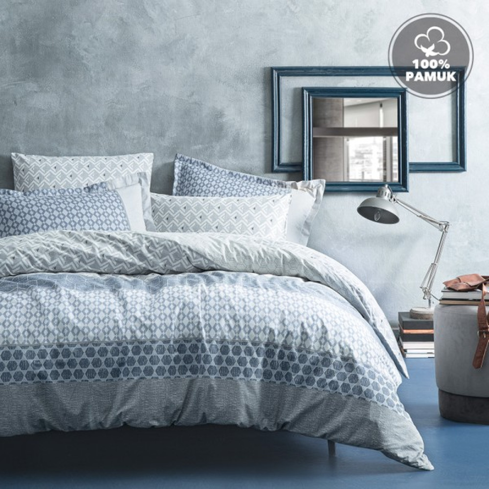 Yataş Bedding Malin Tek Kişilik Ranforce Nevresim Seti - Mavi - 160 x 220 cm Nevresim Takımı Fiyatı