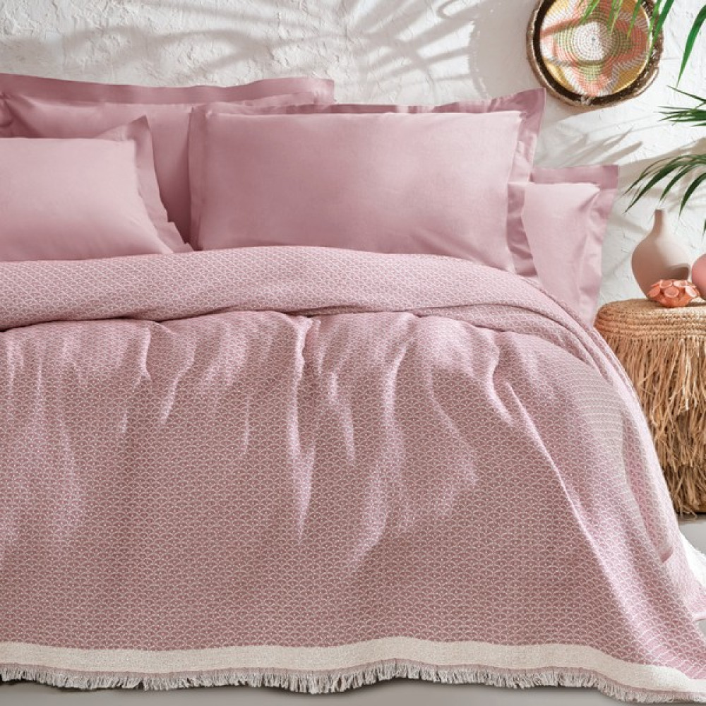 Yataş Bedding Maris Çift Kişilik Pike - Gül Kurusu - Gülkurusu - 200 x 230 cm Pike & Pike Takımı Fiyatı