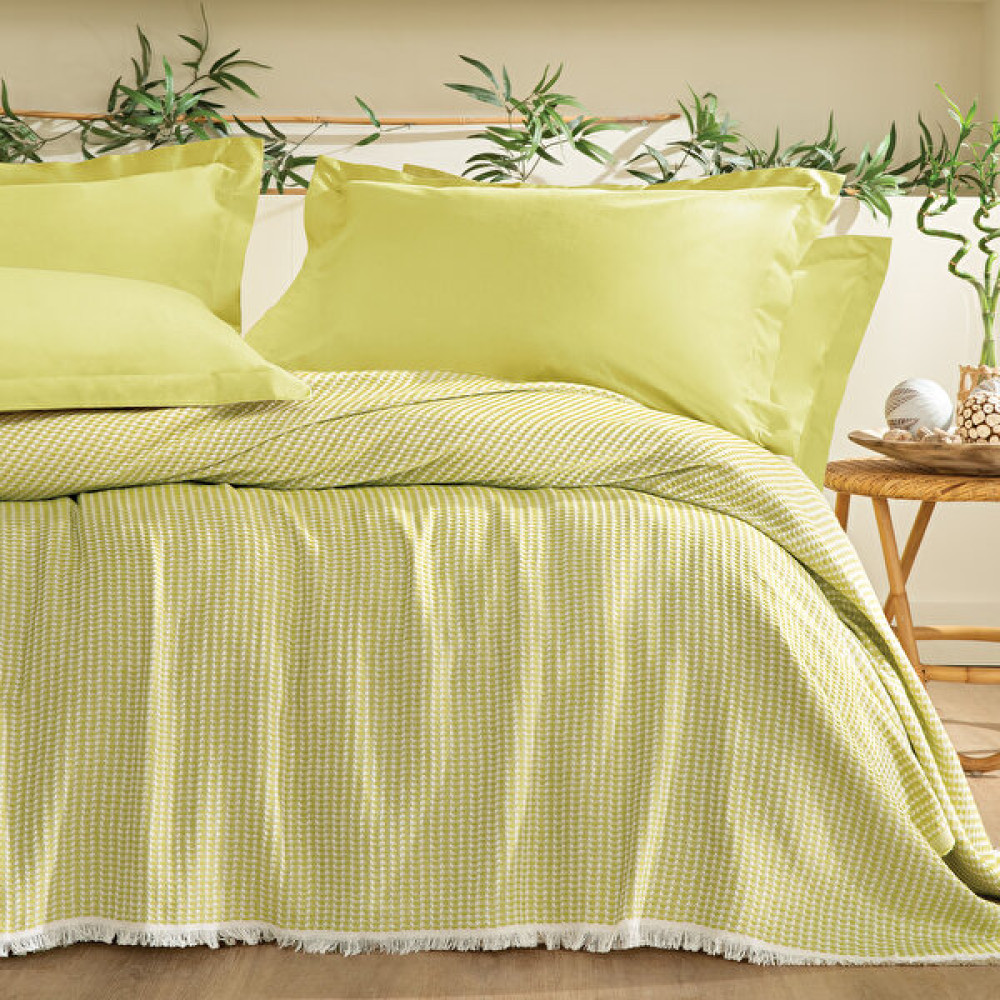 Yataş Bedding Octo Tek Kişilik Pike - Yağ Yeşili - Yeşil - 9 Pike & Pike Takımı Fiyatı