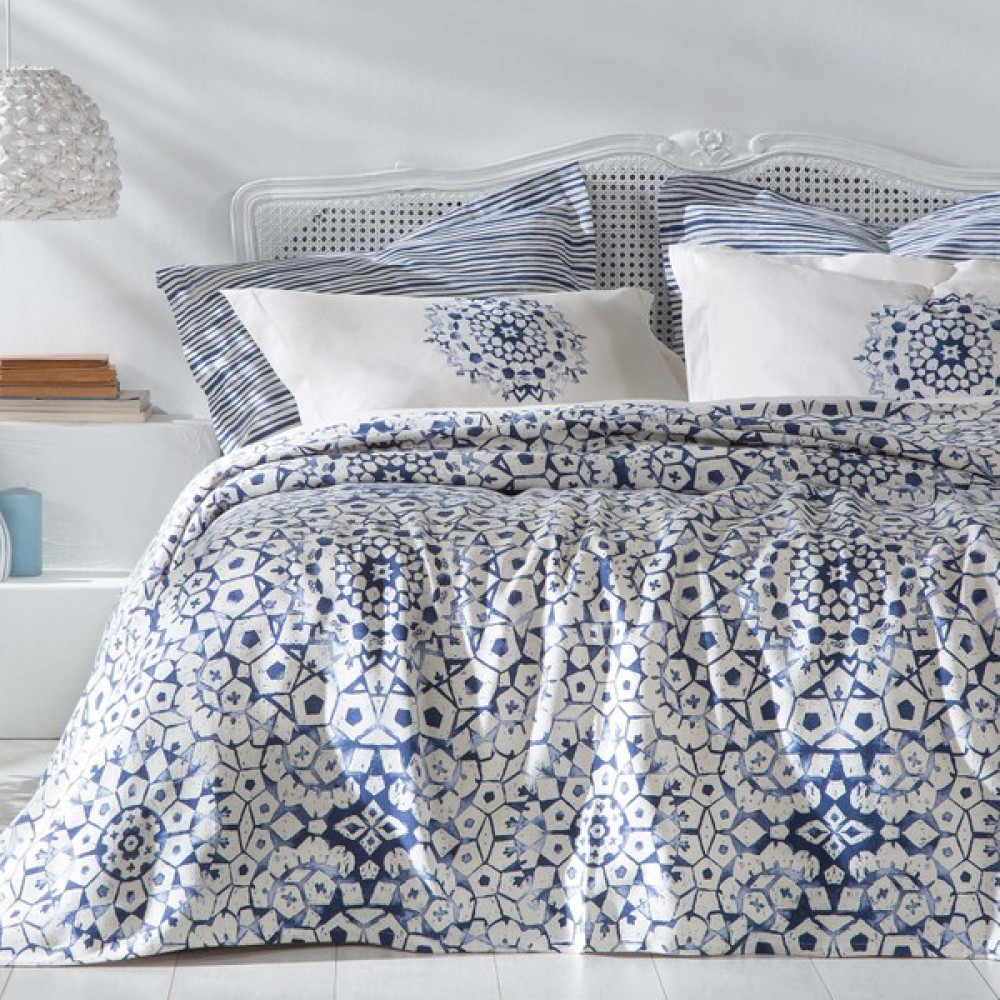 Yataş Bedding Sancia Tek Kişilik Pike Takımı - Mavi Pike & Pike Takımı Fiyatı