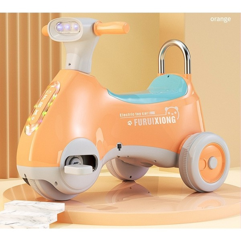 Yates Şarj Edilebilir Pedallı Elektrikli Araba Bebek Arabası (Yurt Dışından) - Turuncu Açık Hava, Deniz ve Spor Oyuncakları Fiyatı