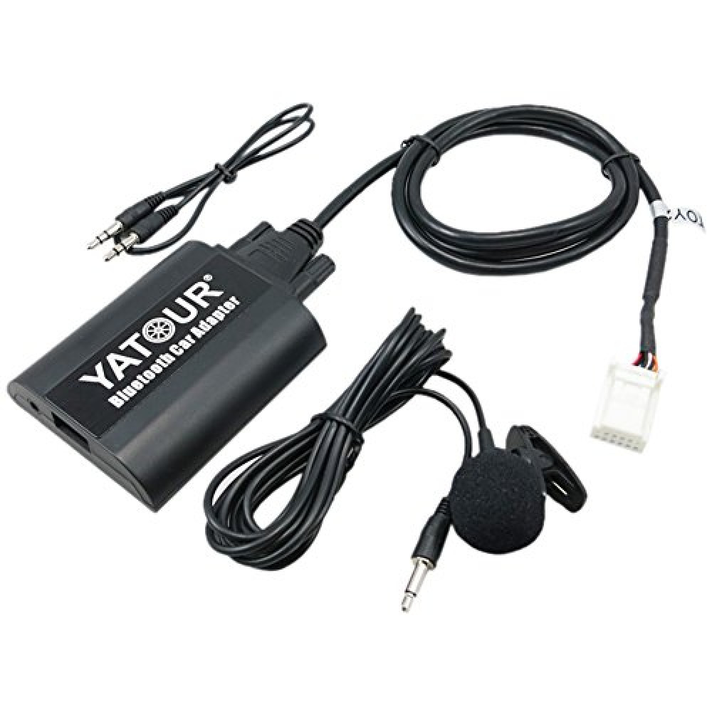 Yatour Bluetooth Car Adapter Music CD Changer 6+6PIN CDC Connector for Toyota/Lexus