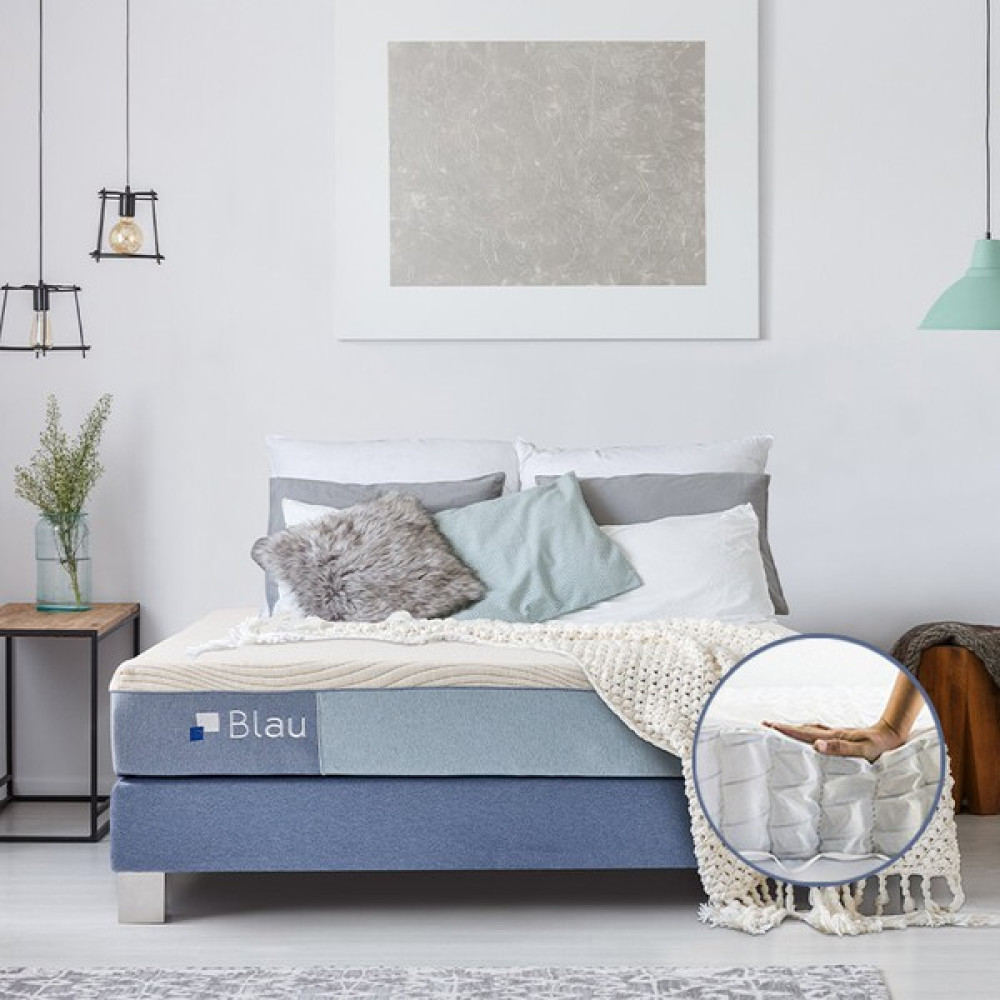 Yatsan Blau Hybrid Paket Yaylı Visco Yatak - 120 x 200 cm Yatak Fiyatı