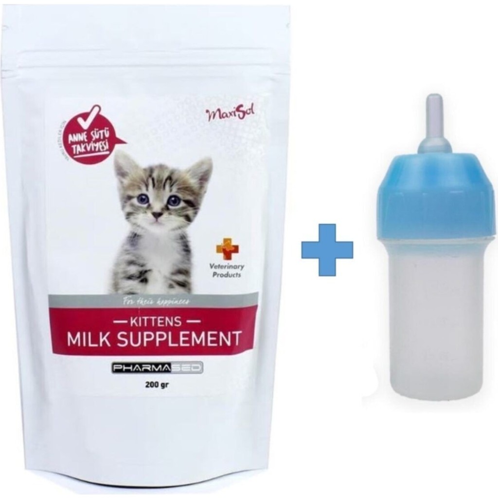 Yavru Kedi Süt Tozu + Biberon 40 ml Biberon Başlığı Yeşil Biberon Fiyatı