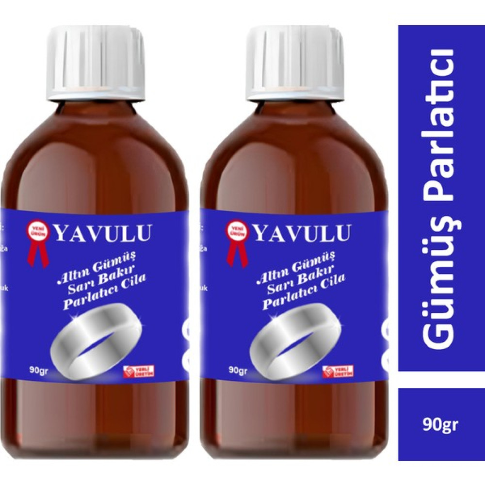 Yavulu Gümüş Cilası / Gümüş Parlatıcısı / Altın Parlatıcısı / Takı Parlatıcısı / Silver Shine 90 Gr (2 Adet) Oto Boyaları Fiyatı