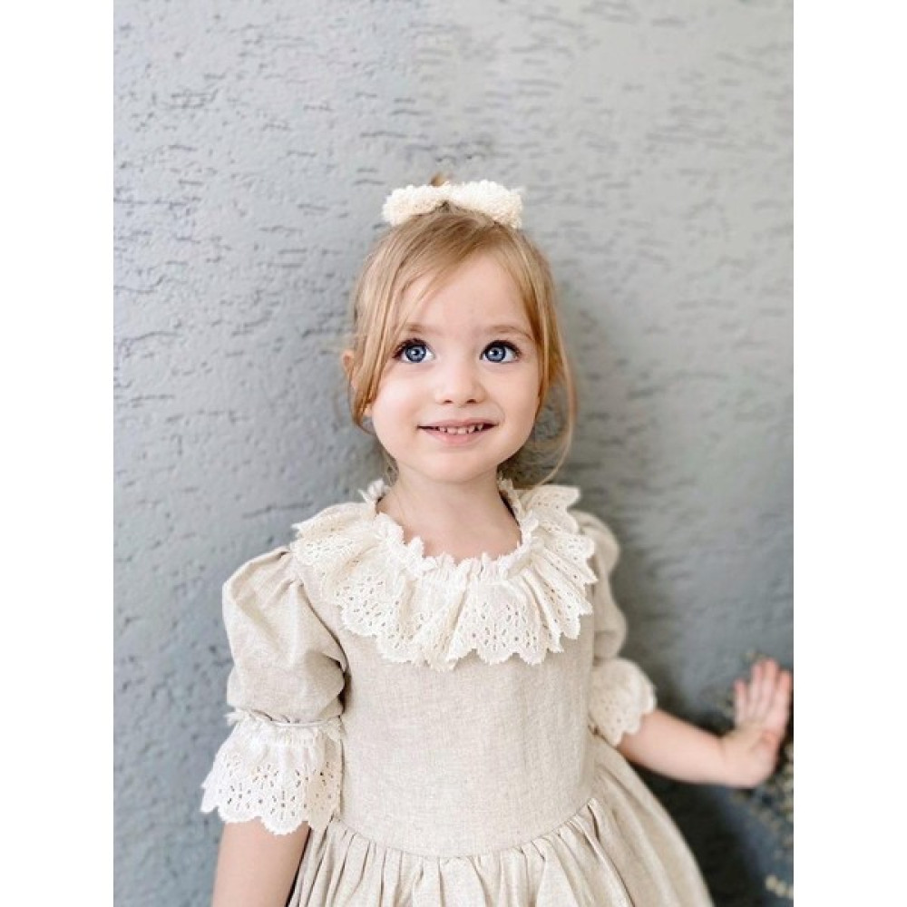 Yaya Kids Ekru Dantel Detay Vintage Elbise Bebek Elbisesi Fiyatı