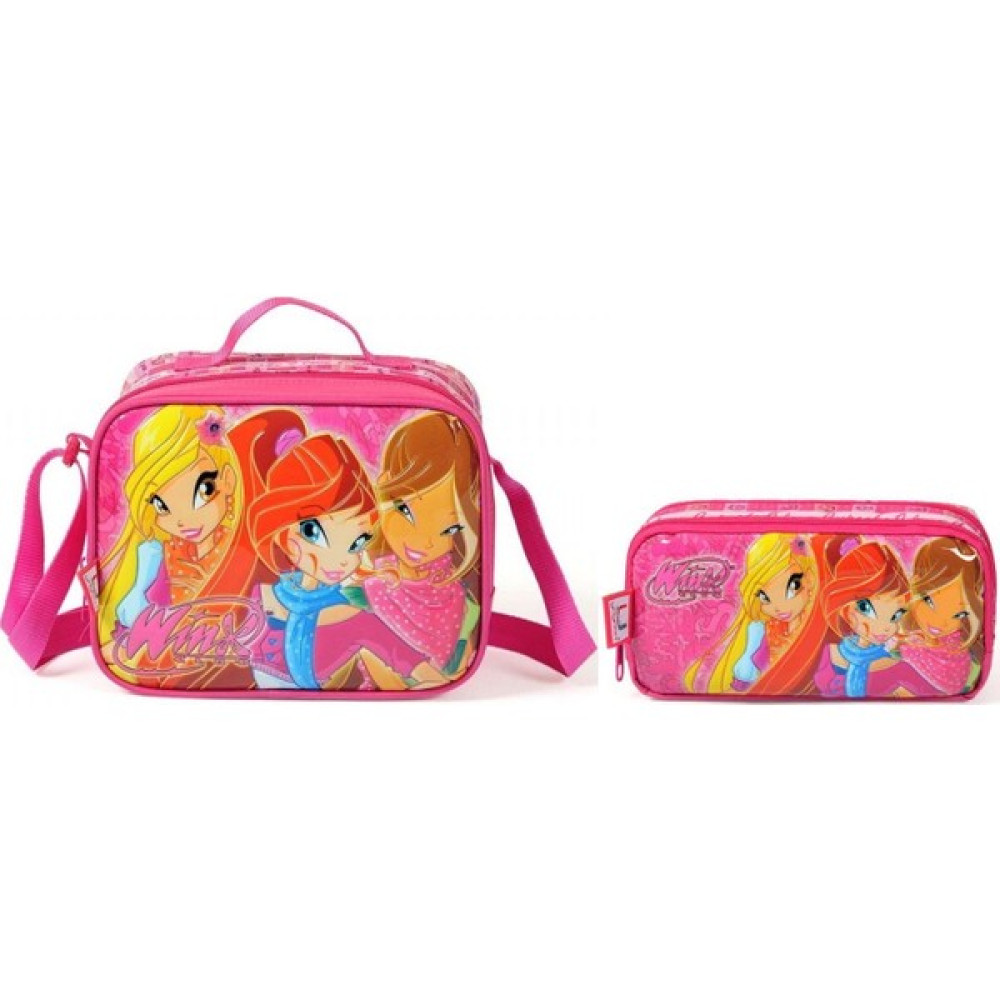 Yaygan Winx Kabartmalı Kız Çocuk İlkokul Beslenme Çantası ve Kalemlik Seti Beslenme Çantası Fiyatı