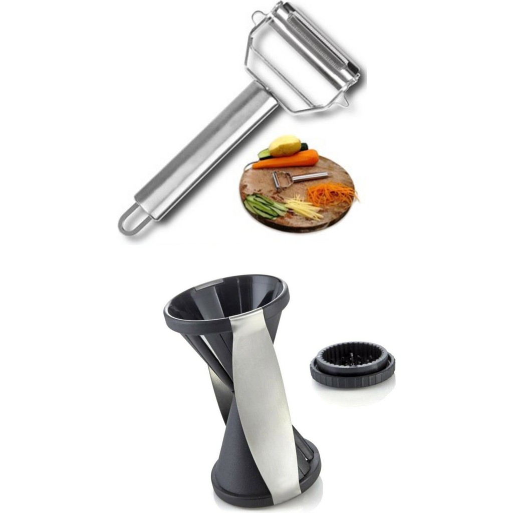 Yayke Spiral Sebze Doğrayıcı Paslanmaz Çelik Turbo Jülyen Meyve Sebze Soyucu Kesici Doğrayıcı Doğrayıcılar / Rondolar Fiyatı