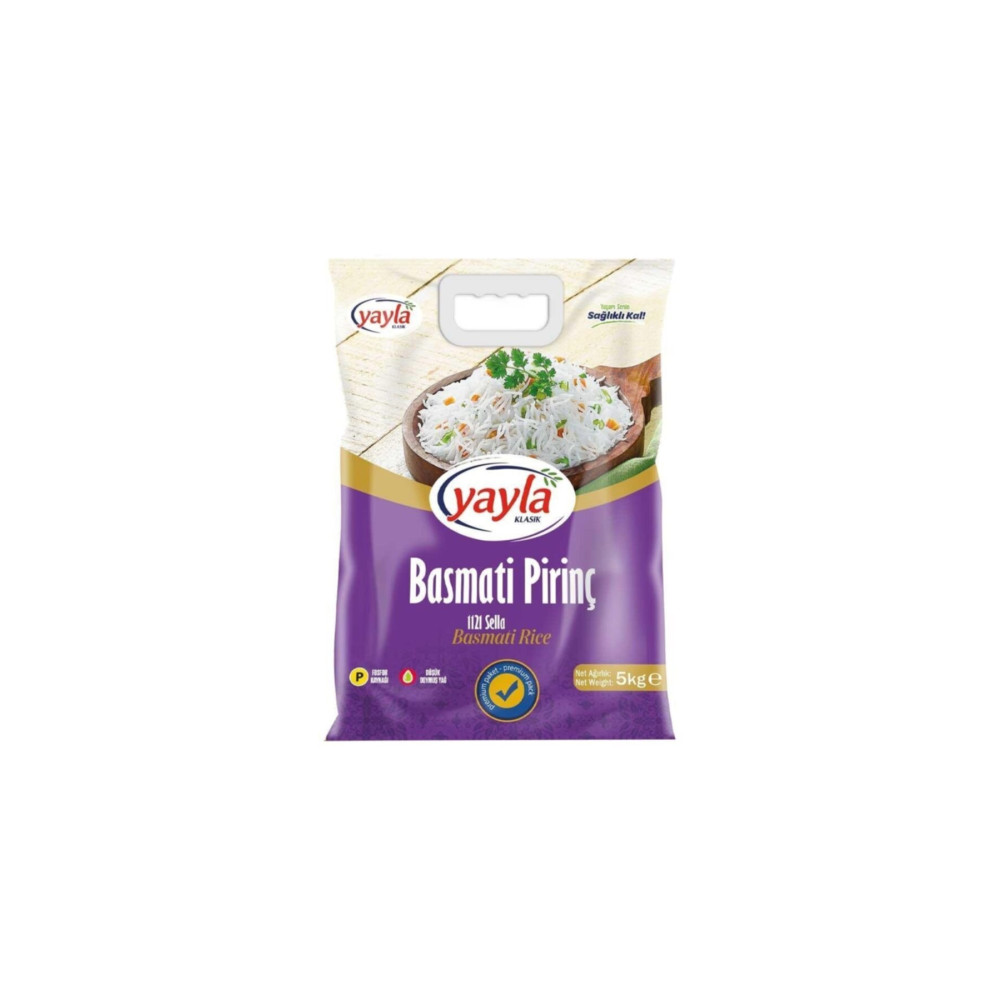 Yayla Basmati Pirinç 1121 Sella 5 Kg Bakliyat Fiyatı