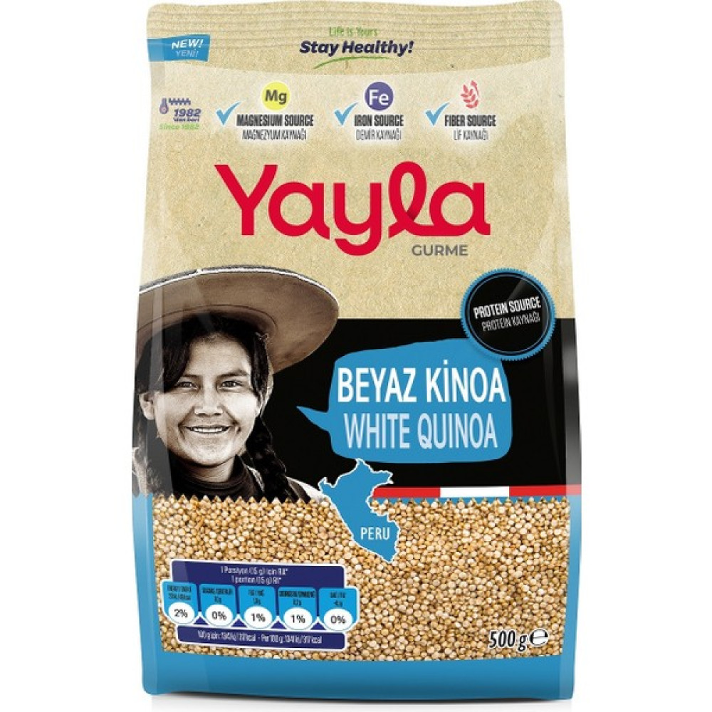 Yayla Gurme Beyaz Kinoa 500 gr Bakliyat Fiyatı