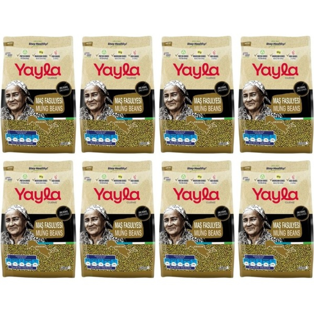 Yayla Gurme Maş Fasülyesi 500 gr 8 Paket Diğer Fiyatı
