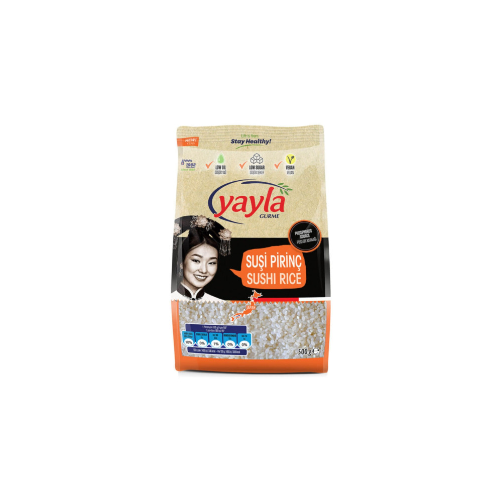 Yayla Gurme Sushi Pirinci 500 gr Bakliyat Fiyatı