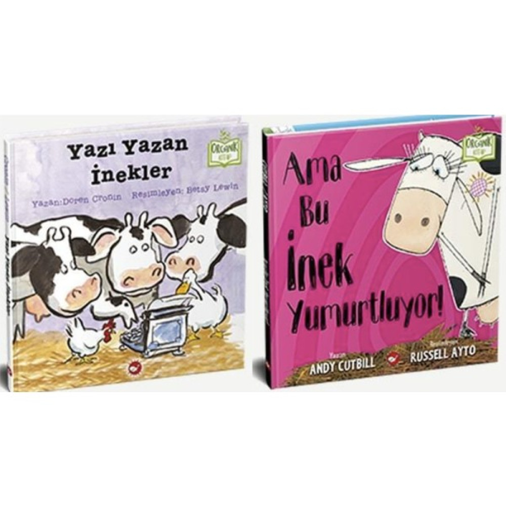 Yazı Yazan Inekler - Ama Bu Inek Yumurtluyor - 2 Kitap Set (Organik Kitap, Ciltli) Çocuk Masal Fiyatı