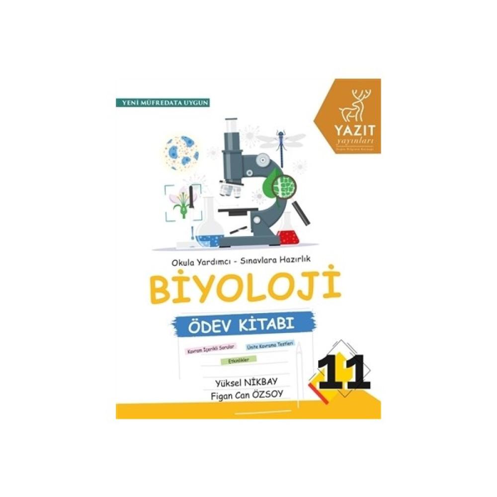 Yazıt Yayınları 11. Sınıf Biyoloji Ödev Kitabı Kaynak Kitapları Fiyatı