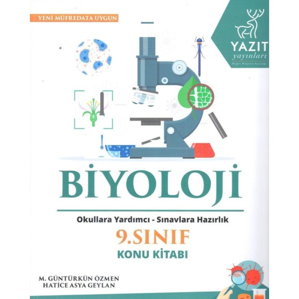 Yazıt Yayınları 9. Sınıf Biyoloji Konu Kitabı Ders Sınav Kitapları Fiyatı
