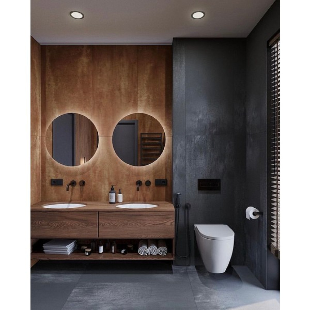 Yb Dekorasyon 70 Cm Beyaz Sarı Ledli Banyo Aynası / Dekoratif Ayna Banyo Aynası Fiyatı